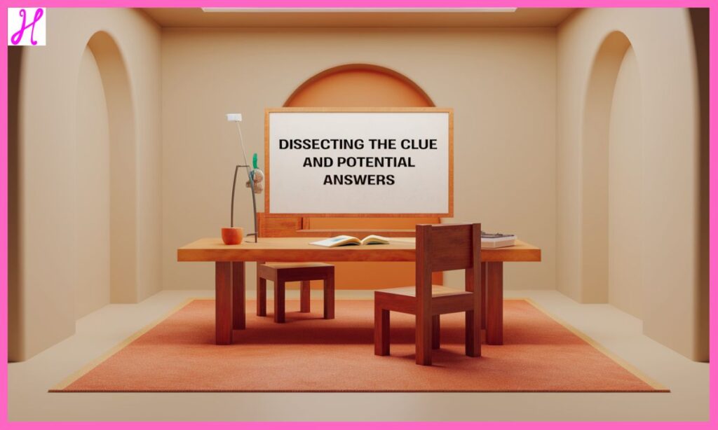 Dissecting the Clue and Potential Answers